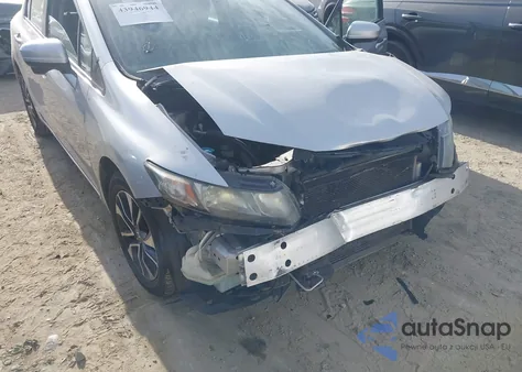 2015 Honda Civic Ex из США, поврежденный, VIN 19XFB2F87FE011784